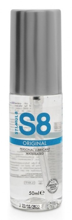 Универсальный лубрикант на водной осноdе S8 Original Lube - 50 мл. - Stimul8 - купить с доставкой в Норильске