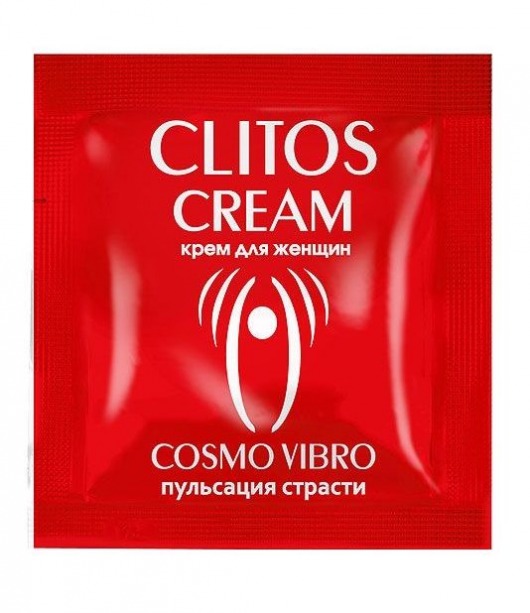 Пробник возбуждающего крема для женщин Clitos Cream - 1,5 гр. - Биоритм - купить с доставкой в Норильске