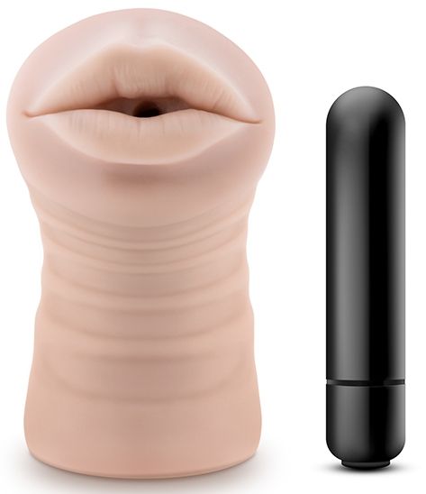 Телесный мастурбатор-ротик Skye - Blush Novelties - в Норильске купить с доставкой