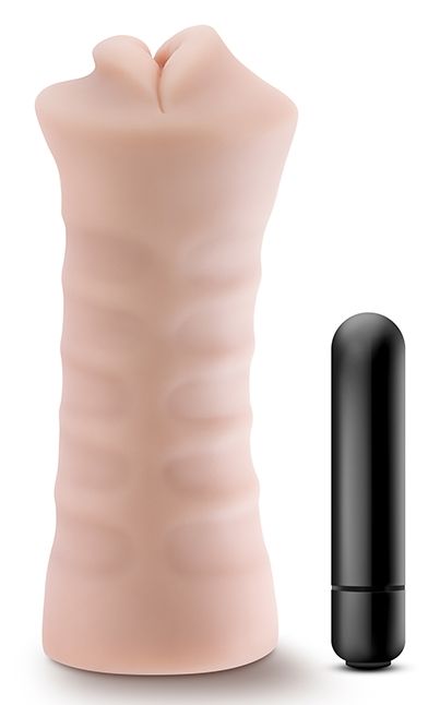 Телесный мастурбатор-ротик Angie - Blush Novelties - в Норильске купить с доставкой