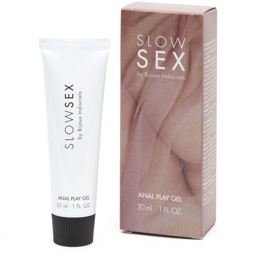 Лубрикант на водной основе Slow Sex Anal Play Gel - 30 мл. - Bijoux Indiscrets - купить с доставкой в Норильске