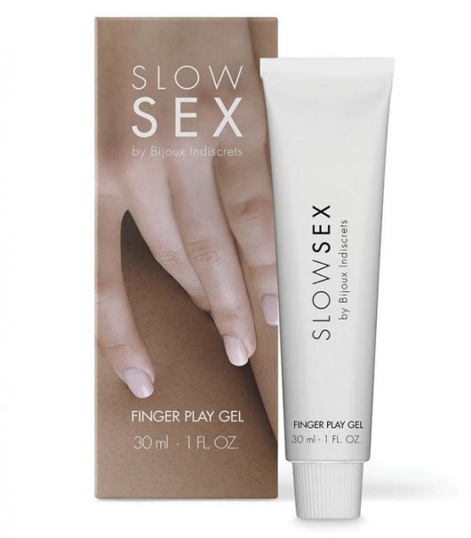 Гель для мастурбации с ароматом кокоса Slow Sex Finger Play Gel - 30 мл. - Bijoux Indiscrets - купить с доставкой в Норильске