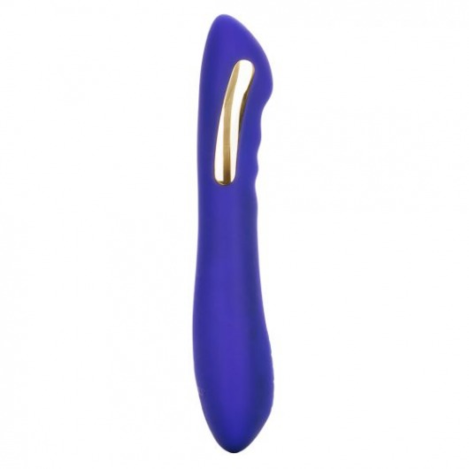 Фиолетовый вибратор с электростимуляцией Intimate E-Stimulator Petite Wand - 18,5 см. - California Exotic Novelties - купить с доставкой в Норильске