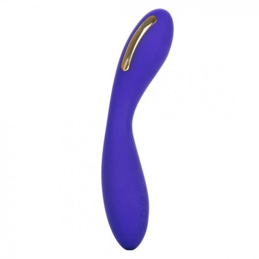 Фиолетовый вибратор с электростимуляцией Intimate E-Stimulator Wand - 21,5 см. - California Exotic Novelties - купить с доставкой в Норильске