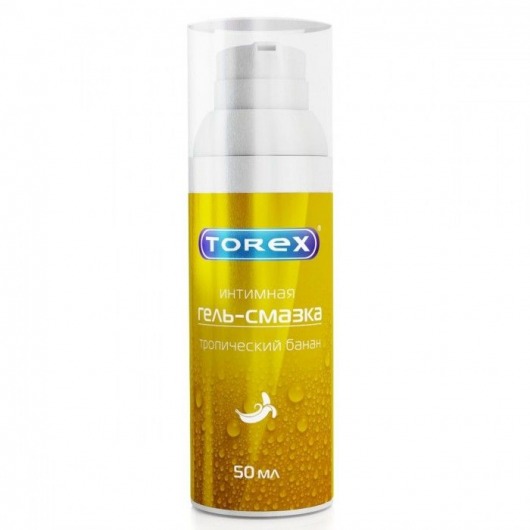 Гель-смазка на водной основе Torex  Тропический банан  - 50 мл. - Torex - купить с доставкой в Норильске