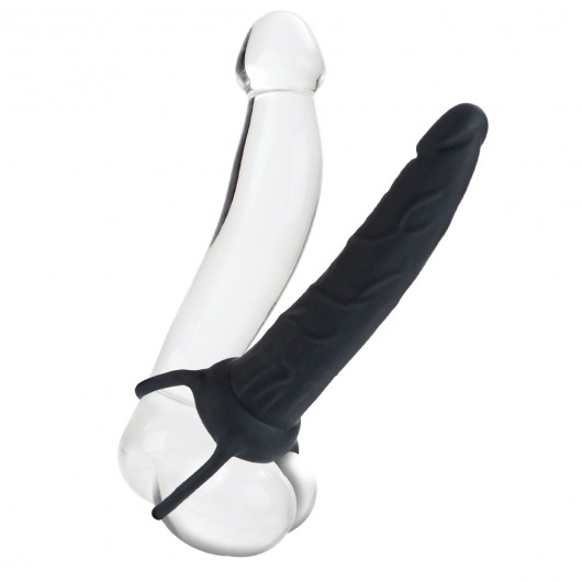 Насадка на пенис Silicone Love Rider Dual Penetrator для двойного проникновения - 14 см. - California Exotic Novelties - в Норильске купить с доставкой