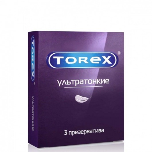 Презервативы Torex  Ультратонкие  - 3 шт. - Torex - купить с доставкой в Норильске