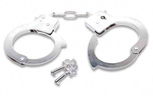 Наручники с ключами Official Handcuffs - Pipedream - купить с доставкой в Норильске
