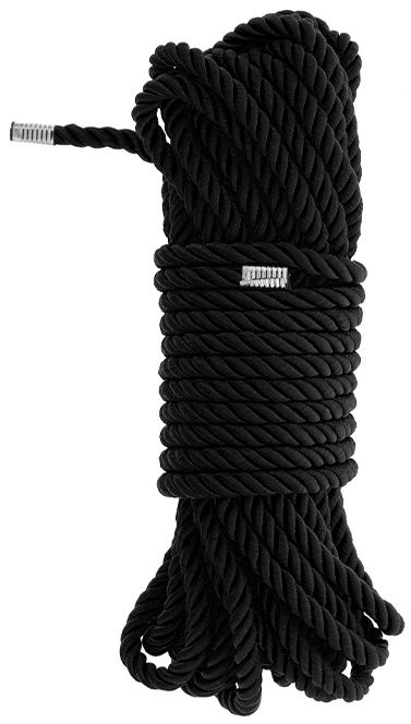 Черная веревка для бондажа BONDAGE ROPE - 10 м. - Dream Toys - купить с доставкой в Норильске