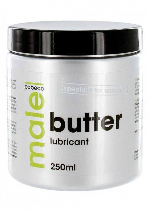 Анальный лубрикант MALE Cobeco Butter Lubricant - 250 мл. - Cobeco - купить с доставкой в Норильске