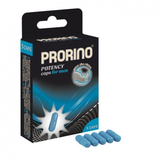 БАД для мужчин ero black line PRORINO Potency Caps for men - 5 капсул - Ero - купить с доставкой в Норильске