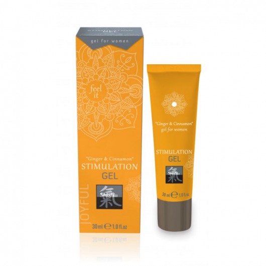 Возбуждающий интимный гель STIMULATION GEL Ginger   Cinnamon - 30 мл. - Shiatsu - купить с доставкой в Норильске