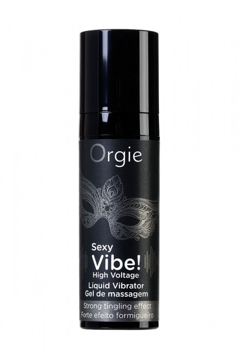 Гель для массажа ORGIE Sexy Vibe High Voltage с эффектом вибрации - 15 мл. - ORGIE - купить с доставкой в Норильске