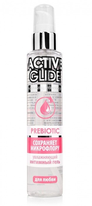 Увлажняющий интимный гель Active Glide Prebiotic - 100 гр. - Биоритм - купить с доставкой в Норильске