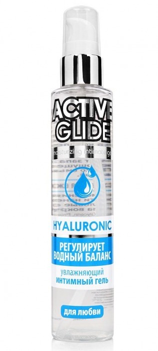 Увлажняющий интимный гель Active Glide Hyaluronic - 100 гр. - Биоритм - купить с доставкой в Норильске