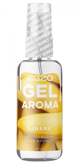 Интимный лубрикант EGZO AROMA с ароматом банана - 50 мл. - EGZO - купить с доставкой в Норильске