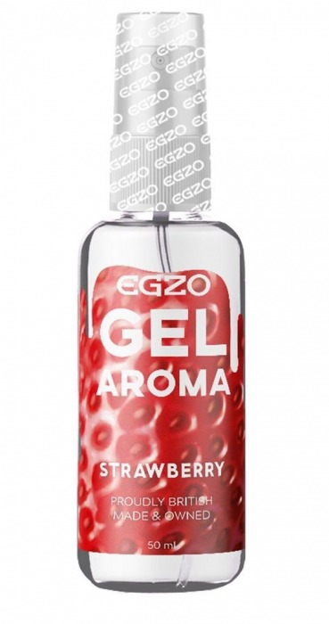 Интимный лубрикант EGZO AROMA с ароматом клубники - 50 мл. - EGZO - купить с доставкой в Норильске