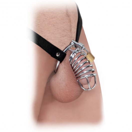 Кольцо верности Extreme Chastity Belt с фиксацией головки - Pipedream - купить с доставкой в Норильске