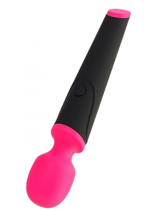 Черно-розовый вибростимулятор ASTER - 19,5 см. - ToyFa