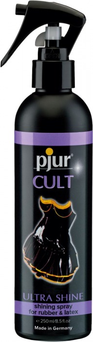 Спрей для ухода за одеждой из латекса pjur CULT Ultra Shine - 250 мл. - Pjur - купить с доставкой в Норильске