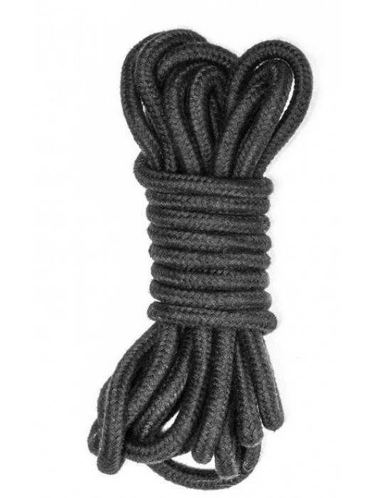 Черная веревка Do Not Disturb - 5 м. - Lola Games - купить с доставкой в Норильске