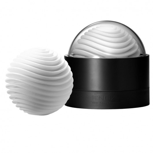 Белый мастурбатор Tenga Geo Aqua - Tenga - в Норильске купить с доставкой
