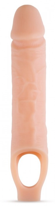 Телесный реалистичный фаллоудлинитель 10 Inch Silicone Cock Sheath Penis Extender - 25,4 см. - Blush Novelties - в Норильске купить с доставкой