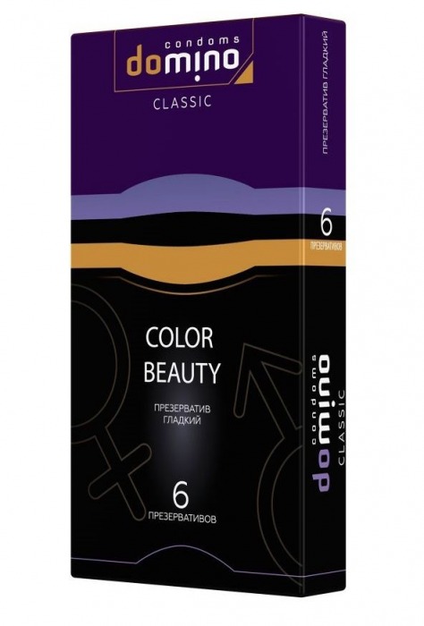 Разноцветные презервативы DOMINO Colour Beauty - 6 шт. - Domino - купить с доставкой в Норильске