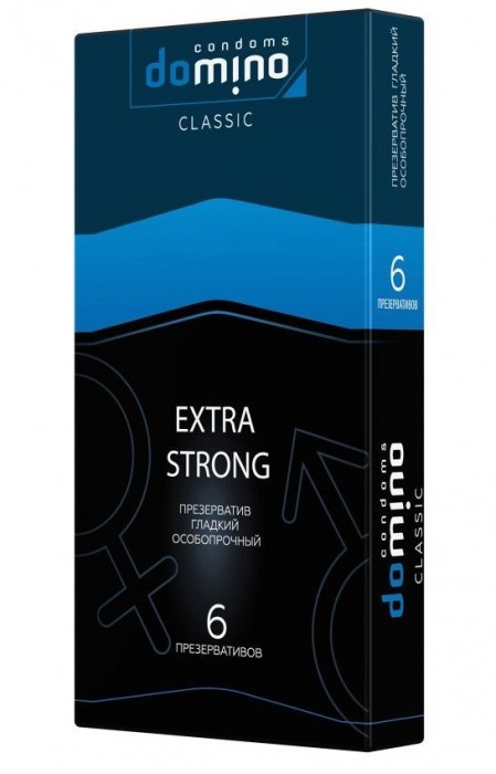 Суперпрочные презервативы DOMINO Extra Strong - 6 шт. - Domino - купить с доставкой в Норильске