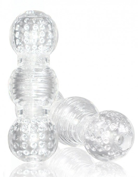 Прозрачный фигурный мастурбатор Master Stroker - Blush Novelties - в Норильске купить с доставкой
