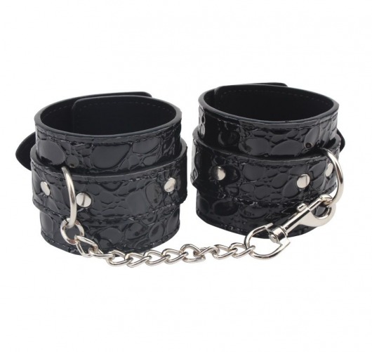 Черные наручники Be good Wrist Cuffs - Chisa - купить с доставкой в Норильске