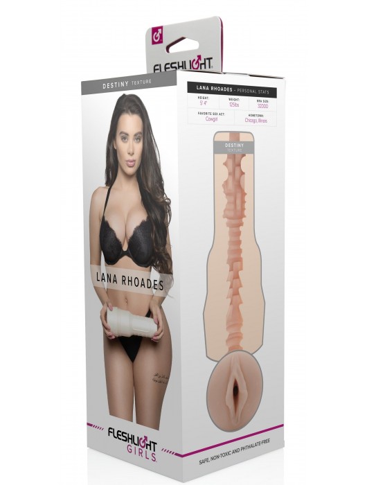 Мастурбатор-вагина Fleshlight Girls - Lana Rhoades Destiny - Fleshlight - в Норильске купить с доставкой