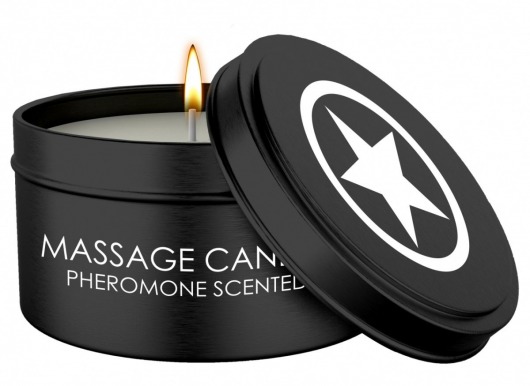 Массажная свеча с феромонами Massage Candle Pheromone Scented - Shots Media BV - купить с доставкой в Норильске