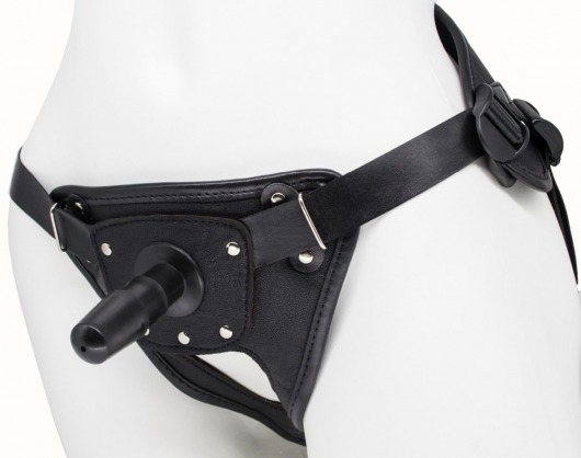 Черный пояс для насадок BEST CLASS STRAP - LOVETOY (А-Полимер) - купить с доставкой в Норильске