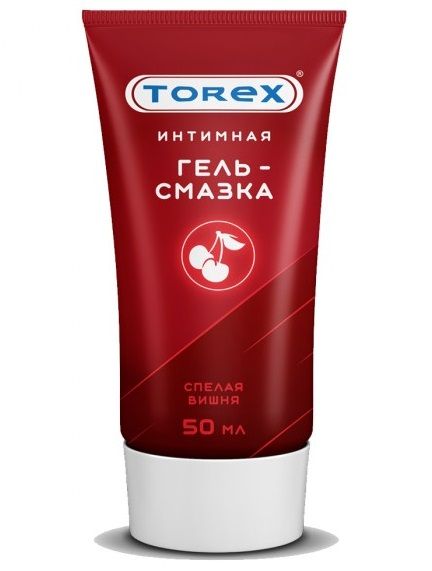 Смазка на водной основе TOREX  Спелая вишня  - 50 мл. - Torex - купить с доставкой в Норильске
