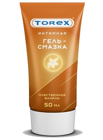 Смазка на водной основе TOREX  Чувственная ваниль  - 50 мл. - Torex - купить с доставкой в Норильске