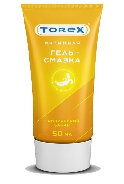 Смазка на водной основе TOREX  Тропический банан  - 50 мл. - Torex - купить с доставкой в Норильске