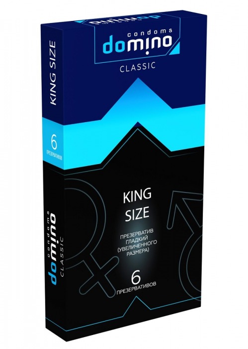 Презервативы увеличенного размера DOMINO Classic King size - 6 шт. - Domino - купить с доставкой в Норильске