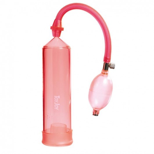 Красная вакуумная помпа Power Pump Red - Toy Joy - в Норильске купить с доставкой
