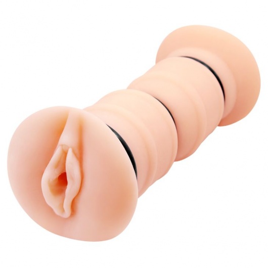 Телесный вибромастурбатор-вагина Michelle - Baile - в Норильске купить с доставкой
