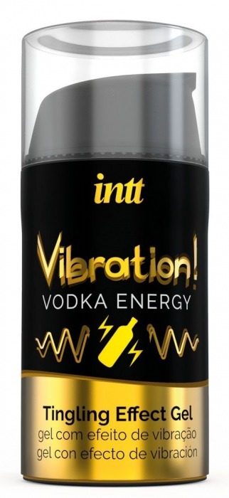 Жидкий интимный гель с эффектом вибрации Vibration! Vodka Energy - 15 мл. - INTT - купить с доставкой в Норильске