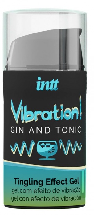 Жидкий интимный гель с эффектом вибрации Vibration! Gin   Tonic - 15 мл. - INTT - купить с доставкой в Норильске