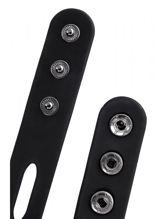 Черная плотная силиконовая маска - ToyFa - купить с доставкой в Норильске