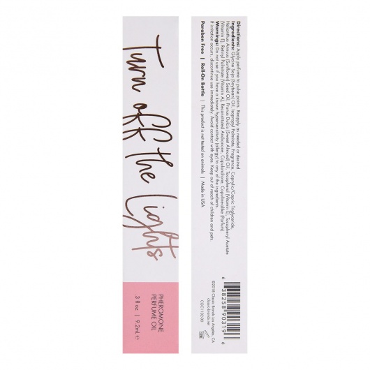 Парфюмерное масло с феромонами Turn Off The Lights с цветочно-восточным ароматом - 9,2 мл. -  - Магазин феромонов в Норильске