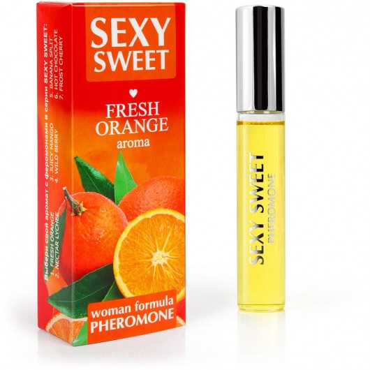 Парфюм для тела с феромонами Sexy Sweet с ароматом апельсина - 10 мл. -  - Магазин феромонов в Норильске
