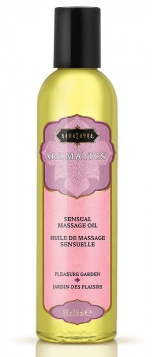 Массажное масло с цветочным ароматом Pleasure Garden - 236 мл. - Kama Sutra - купить с доставкой в Норильске