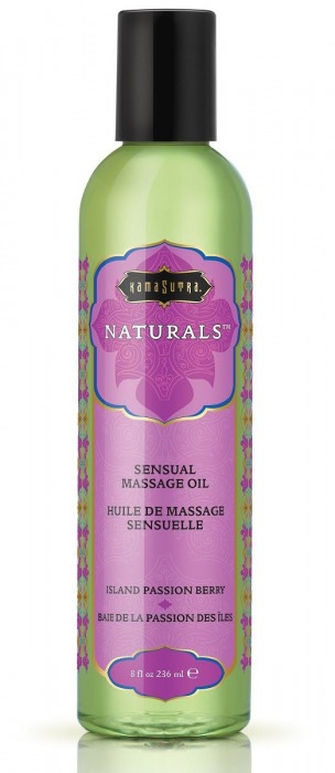 Массажное масло Naturals Island Passion Berry с ароматом тропических фруктов - 236 мл. - Kama Sutra - купить с доставкой в Норильске