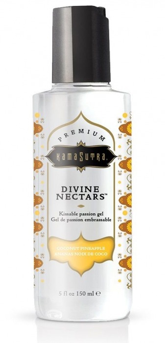 Гель-лубрикант на водной основе Divine Nectars Vanilla с ароматом ванили - 150 мл. - Kama Sutra - купить с доставкой в Норильске
