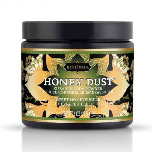 Пудра для тела Honey Dust Body Powder с ароматом жимолости - 170 гр. - Kama Sutra - купить с доставкой в Норильске