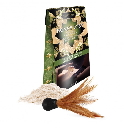 Пудра для тела Honey Dust Body Powder с ароматом жимолости - 28 гр. - Kama Sutra - купить с доставкой в Норильске
